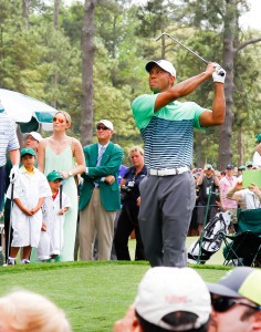 Image of Tiger Woods at Augusta National 2015