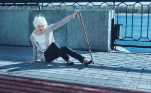 image fallen woman